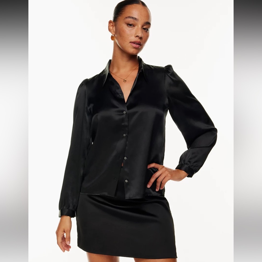 Aritzia Wilfred Kinsella Silk Blouse